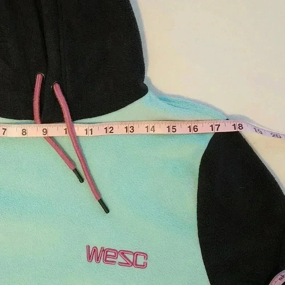 NWOT WESC Color-block Fleece Hoodie - M - Picture 4 of 6